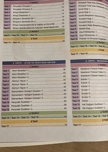 TYT orbital Kimya Soru Bankası ve 3 Adım kimya - Görsel 2
