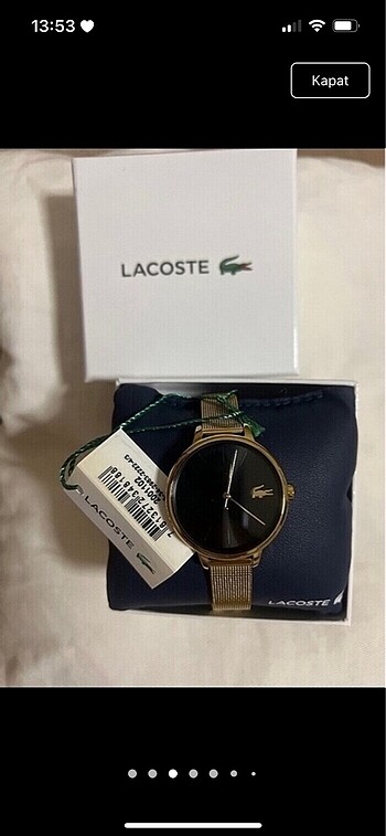 Lacoste saat