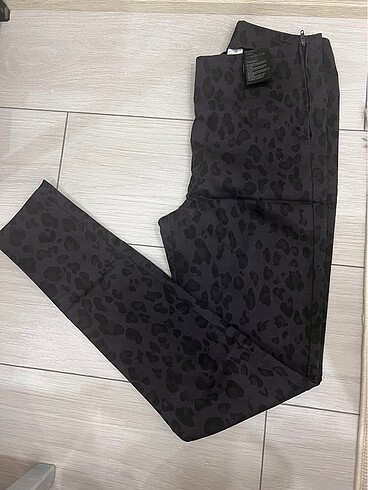 Hm leopar desen pantolon