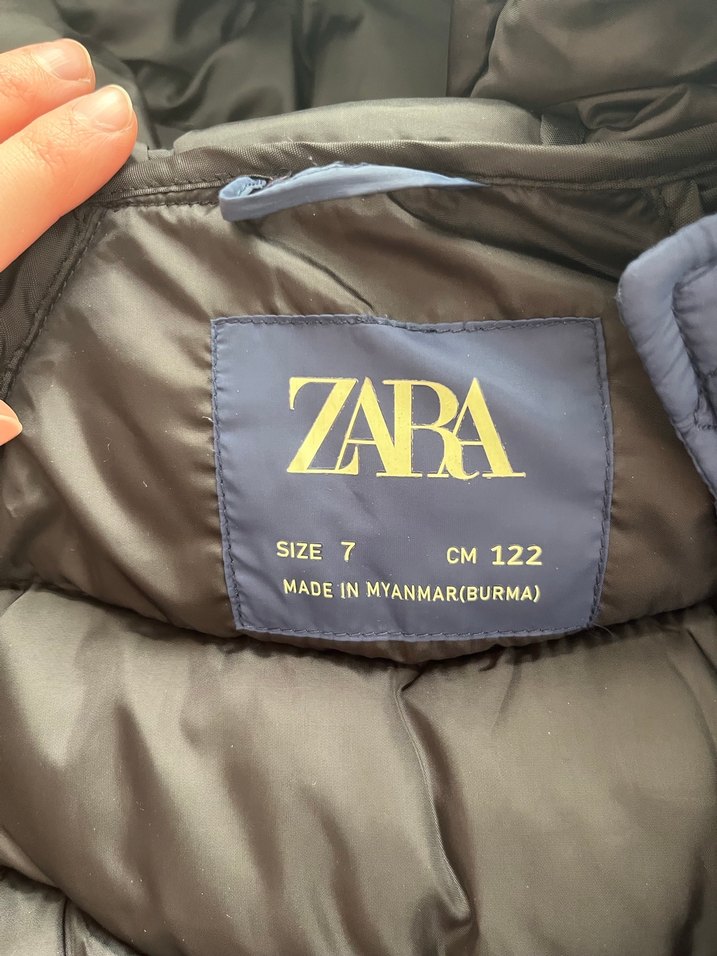 Erkek Çocuk Lacivert Kapüşonlu Mont - Görsel 3