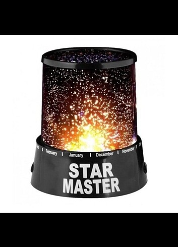  Beden çeşitli Renk Star Master gece lambası 