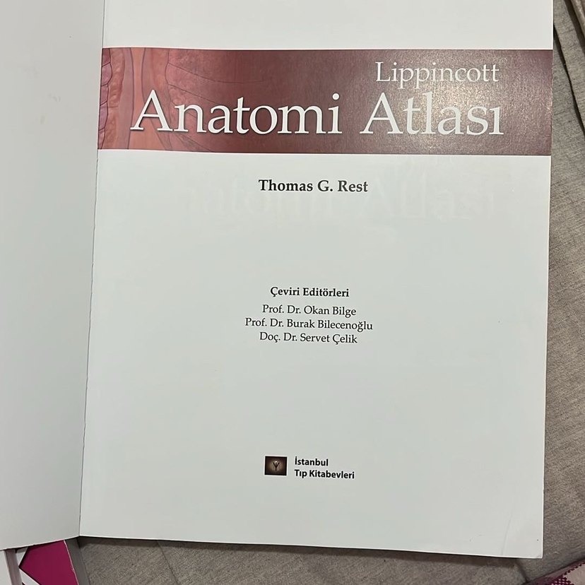 Anatomi atlası Lippincott Anatomi Atlası - 2. Baskı - Görsel 3