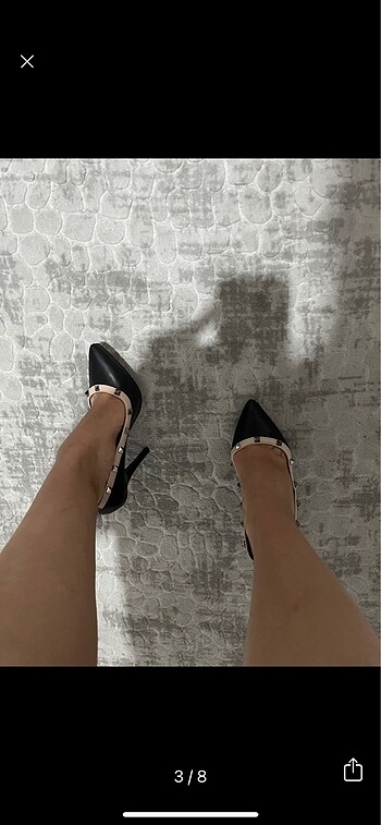 36 Beden Siyah stiletto