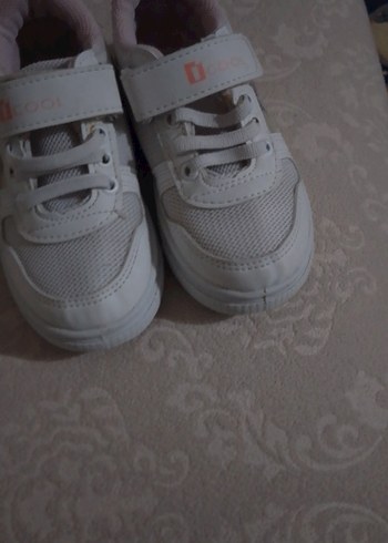 Kızlar için Beyaz Velcro Spor Ayakkabı - Görsel 4