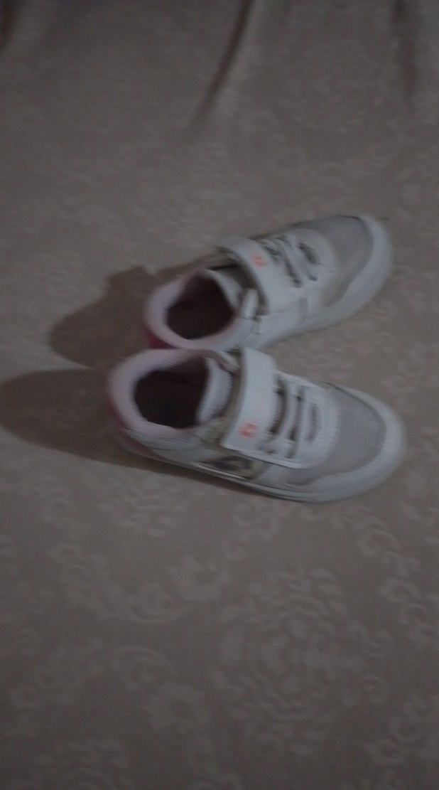 Kızlar için Beyaz Velcro Spor Ayakkabı - Görsel 2