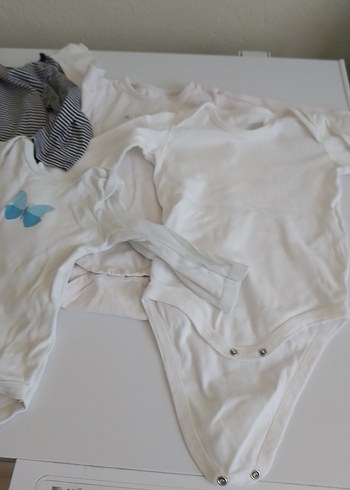 Diğer Bebek Erkek Beyaz Body Seti