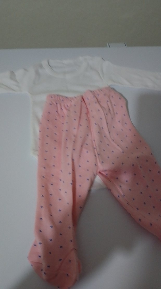 Beyaz Uzun Kollu Bebek Kız Body - Görsel 4