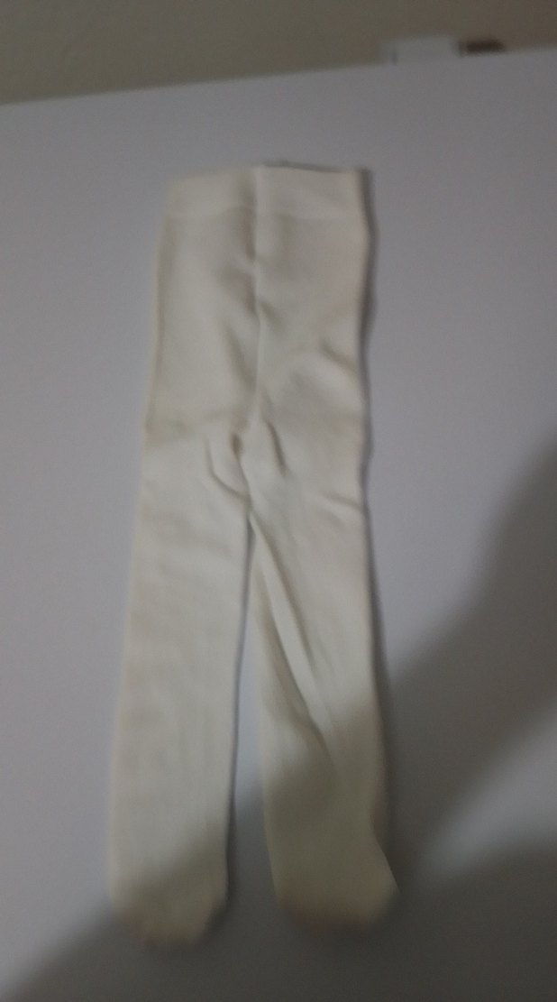 Beyaz Çocuk Külotlu Çorap - Görsel 3