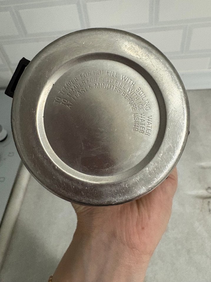 Gri Çelik Termos Şişe - Görsel 3