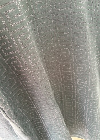 Gri Örgü Desenli triko tunik - Görsel 8