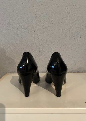 Kadın Siyah Stiletto Topuklu Klasik Ayakkabı - Görsel 5