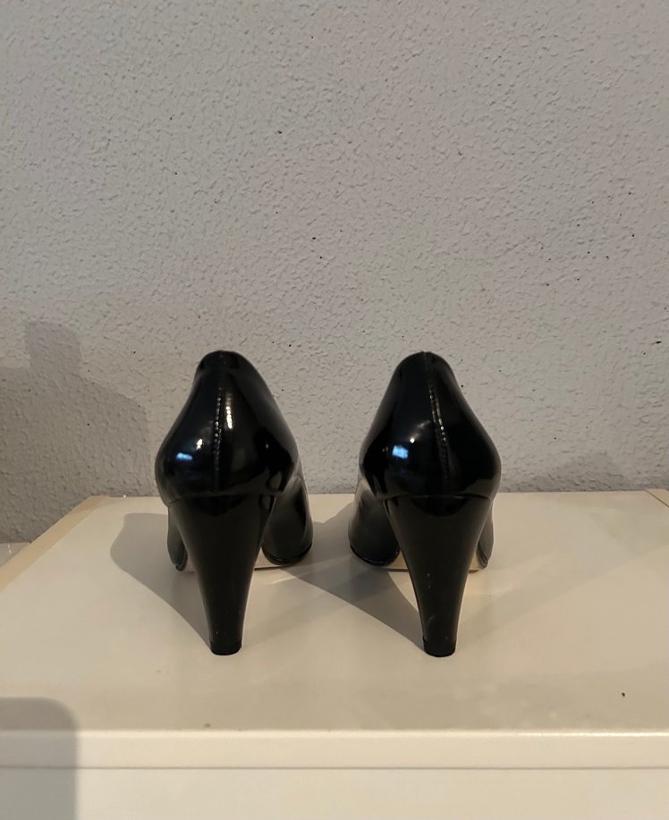 Kadın Siyah Stiletto Topuklu Klasik Ayakkabı - Görsel 5