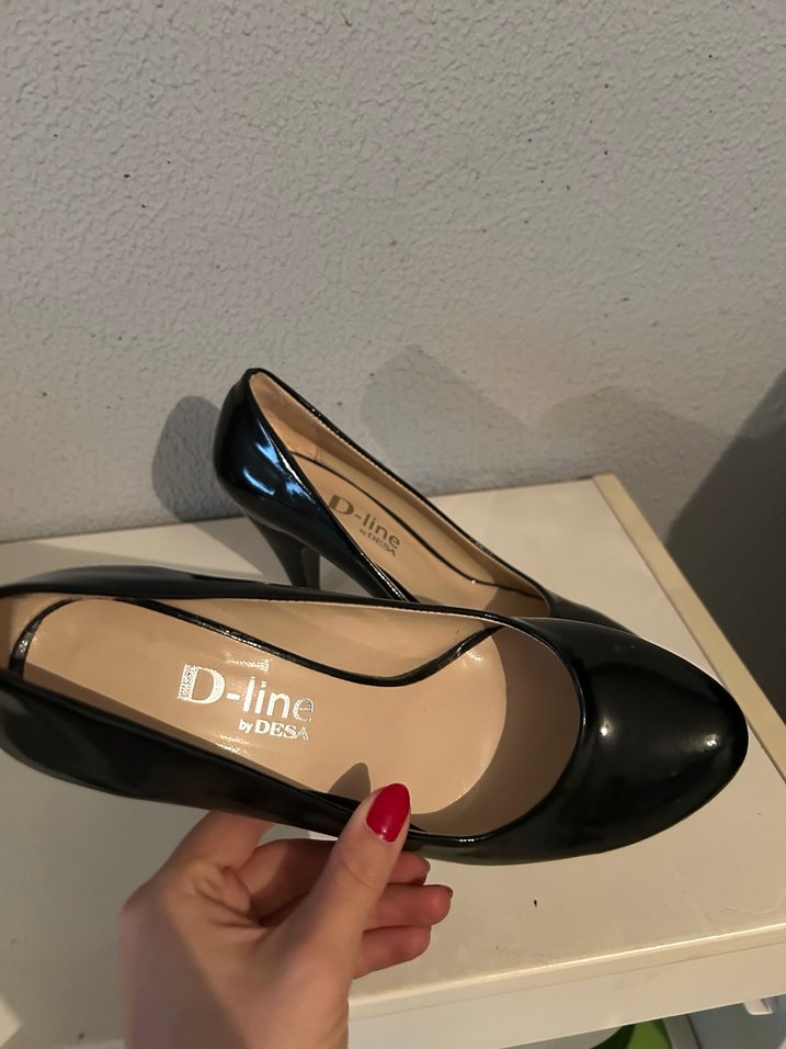 Kadın Siyah Stiletto Topuklu Klasik Ayakkabı - Görsel 4