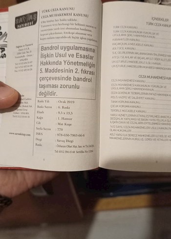  Beden Renk Türk Ceza Kanunu el kitabı 2019