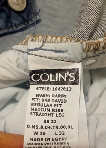 Colin's Basic Lacivert Düğmeli erkek Jean - Görsel 3