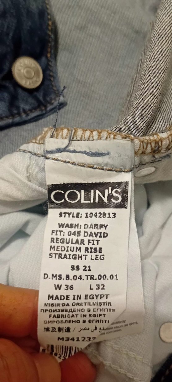 Colin's Basic Lacivert Düğmeli erkek Jean - Görsel 3