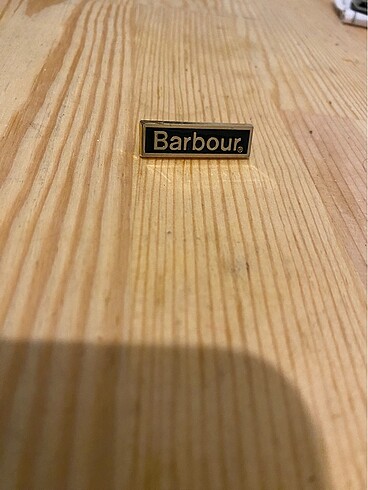 Barbour orjinal vintage rozet. 25 yillik