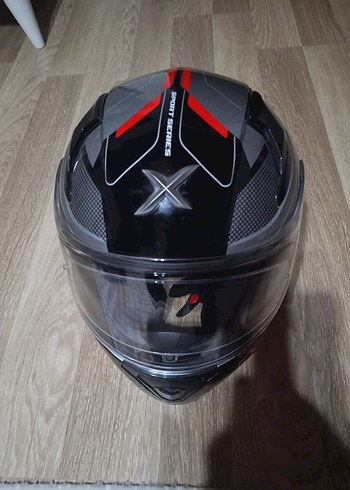 Gri Axor Biker Motokask - Görsel 2