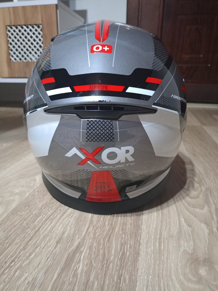 Gri Axor Biker Motokask - Görsel 3