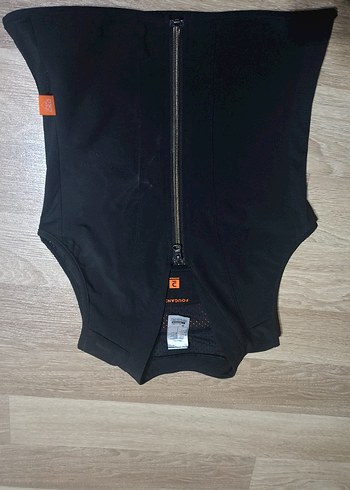 Siyah Kadın Biker Yağmur Çizmesi - Görsel 9