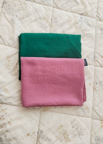 Pembe Keten Kadın Şal