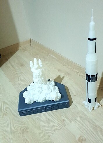 Roket gece lambası 3d yazıcı ile üreti