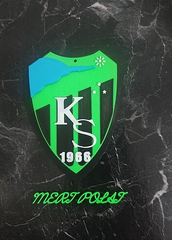 Kocaelispor arma 3d renkli baskı