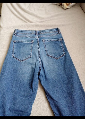 Diğer Püsküllü Midi Boy Kadın Kot Pantolon