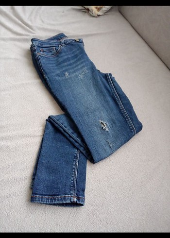 Diğer Kadın Mavi Denim Midi Boy Kot Pantolon