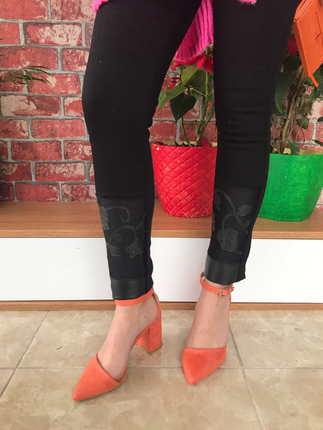 Markasız Ürün Paça detaylı skinny jeans