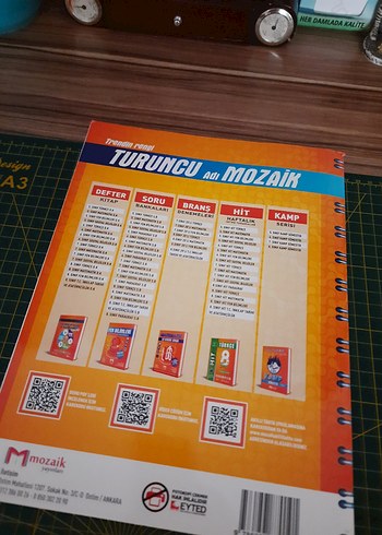  Beden 8. Sınıf Fen Bilimleri Defter Kitap