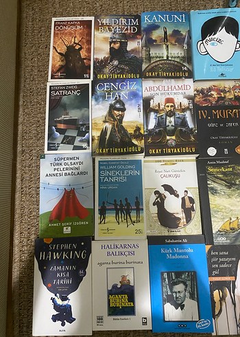 Çeşitli Roman Kitapları Koleksiyonu - Görsel 2
