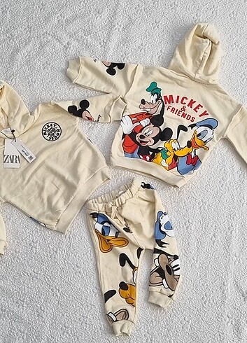 Zara bebek çocuk takım