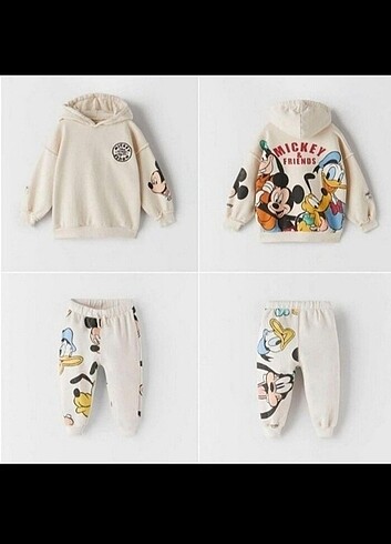 Zara mickey takım 