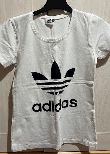 Beyaz Adidas Kız Tişörtü, Kısa Kollu