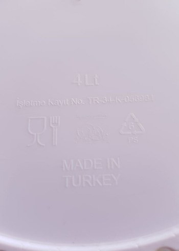 Pastel Renkli Plastik Kase Seti 3 adet 4 litre - Görsel 5