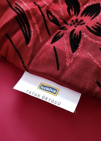 İstikbal bordo yatak örtüsü 260 x 270 çeyiz - Görsel 6