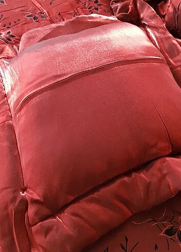İstikbal bordo yatak örtüsü 260 x 270 çeyiz - Görsel 9