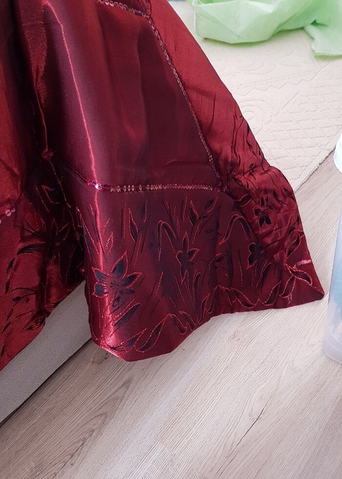 İstikbal bordo yatak örtüsü 260 x 270 çeyiz - Görsel 5