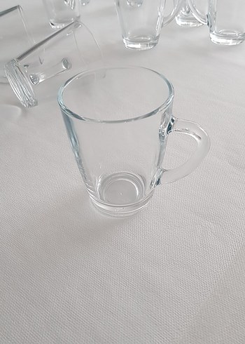 Lav Vega Cam Kulplu 8'li Bardak Seti + 1 - Görsel 6