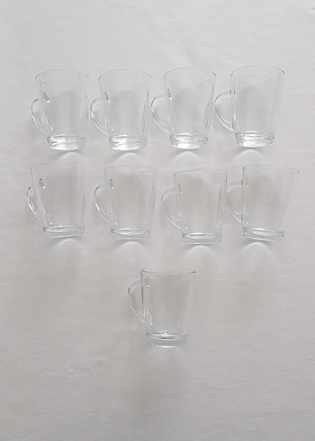 Lav Vega Cam Kulplu 8'li Bardak Seti + 1 - Görsel 4