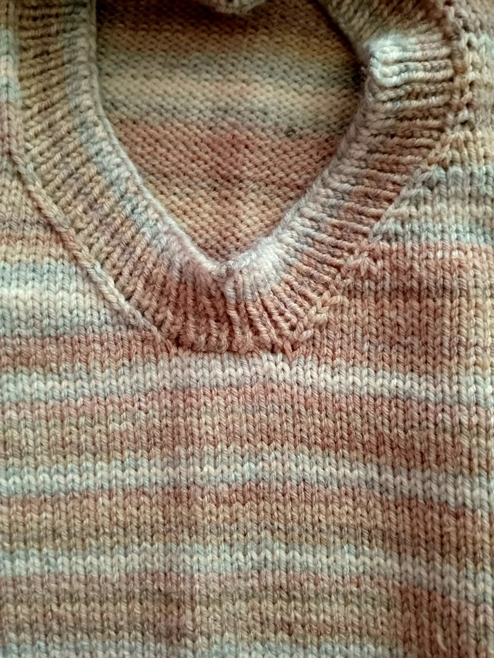 Bej Bohem el örgüsü süveter - Görsel 4