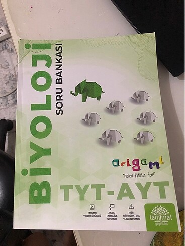 Origami Tyt Ayt Biyoloji Soru Bankası