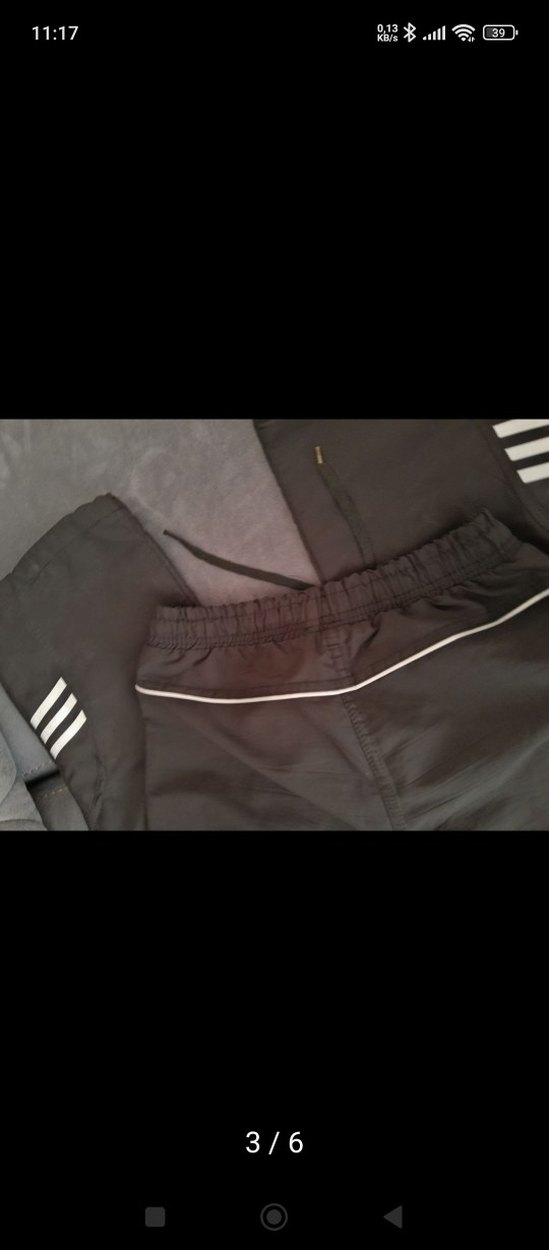 Adidas Siyah ünisex Kayak Pantolonu Velcro bel 38-boy 100 cm - Görsel 2