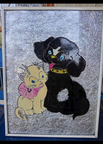 Siyah Kedi ve Köpek Figürlü Kedi Aksesuarı - Görsel 2