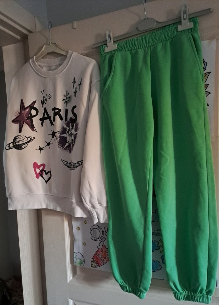 ZARA KIZ ÇOCUK  EŞOFMAN TAKIMI - Görsel 2