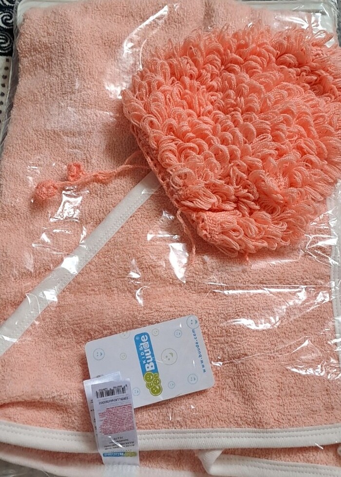 BEBEK ÇOCUK BANYO HAVLUSU ve İLİF YENİ - Görsel 2