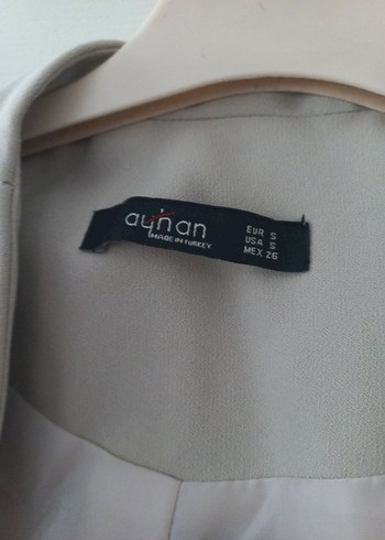 Diğer Düğmeli krem rengi Kadın Blazer Ceket