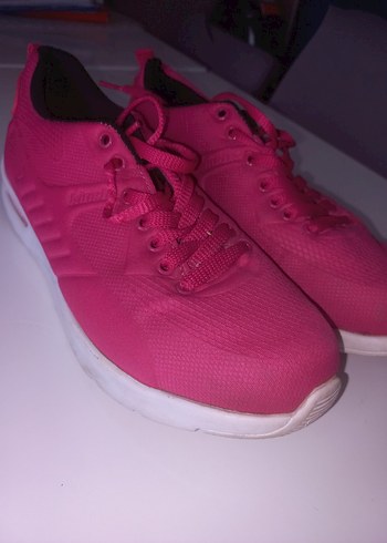 Pembe Bağcıklı Kadın Spor Ayakkabı - Görsel 3