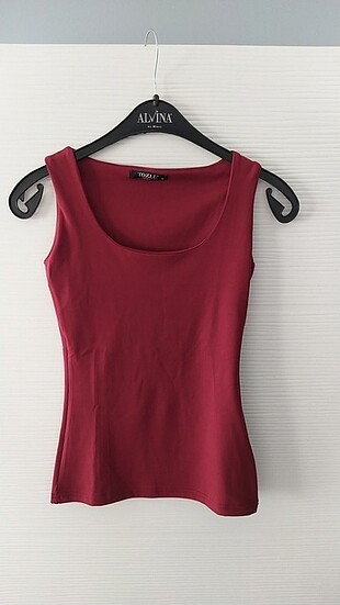 36 beden bordo u yaka bluz 